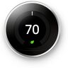 Google Nest Learning Thermostat - Smart Wi-Fi Thermostat - Polished Steel