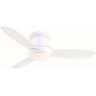 MINKA-AIRE Concept II Wet 52 in. Integrated LED Indoor/Outdoor White Ceiling Fan with Light with Wall Control