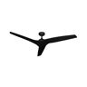 TroposAir Evolution 60 in. Indoor/Outdoor Matte Black Ceiling Fan with Remote Control