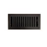 Hampton Bay 4 in. x 10 in. New York Modern Floor Register in Oil Rubbed Bronze