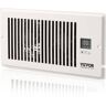 VEVOR Register Booster Fan, Quiet Vent Booster Fan Fits 4 in. x 10 in. Register Holes for Heating Cooling Smart Vent, White