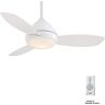 MINKA-AIRE Concept I 44 in. Integrated LED Indoor White Ceiling Fan with Light with Remote Control