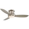 MINKA-AIRE Concept II 52 in. Integrated LED Indoor Brushed Nickel Ceiling Fan with Light with Remote Control