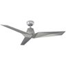 Modern Forms Vortex 60 in. Indoor/Outdoor Automotive Silver 3-Blade Smart Ceiling Fan with Wall Control