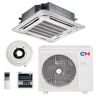 COOPER & HUNTER Sophia 9000 BTU 3/4 Ton Ductless Mini Split 22.8 SEER Cassette Air Conditioner with Heat Pump and Install Kit 230V