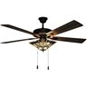 River of Goods Michelangelo Mission 52 in. Stained Glass LED Ceiling Fan With Light