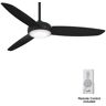 MINKA-AIRE Concept IV 54 in. Integrated LED Indoor/Outdoor Coal Smart Ceiling Fan with Light and Remote Control