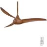 MINKA-AIRE Wave 52 in. Indoor Distressed Koa Ceiling Fan with Remote Control