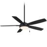 MINKA-AIRE Lun-Aire 54 in. Integrated LED Indoor Coal Ceiling Fan with Light