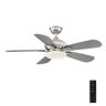 Home Decorators Collection Benson 44 in. LED Brushed Nickel Ceiling Fan with Light and Remote Control