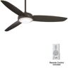 MINKA-AIRE Concept IV 54 in. Integrated LED Indoor/Outdoor Oil Rubbed Bronze Smart Ceiling Fan with Light and Remote Control