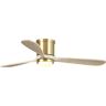 Parrot Uncle Mayna 52 in. Color Changing Integrated LED Sand Gold Flush Mount Ceiling Fan with Light and Remote Control