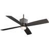 MINKA-AIRE Strata 52 in. LED Indoor/Outdoor Smoked Iron Ceiling Fan with Light and Remote Control