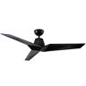 Modern Forms Vortex 60 in. Indoor/Outdoor Gloss Black 3-Blade Smart Ceiling Fan with Wall Control