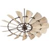 Quorum International Windmill 72 in. Indoor Oiled Bronze Ceiling Fan with Wall Control