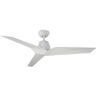 Modern Forms Vortex 60 in. Indoor/Outdoor Gloss White 3-Blade Smart Ceiling Fan with Wall Control