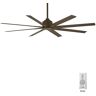 MINKA-AIRE Xtreme H2O 65 in. Indoor/Outdoor Oil Rubbed Bronze Ceiling Fan with Remote Control