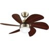 Westinghouse Turbo Swirl 30 in. LED Antique Brass Ceiling Fan with Light Kit