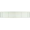 Architectural Grille AG20 Series 4 in. x 30 in. Solid Aluminum Fixed Bar Supply/Return Air Vent Grille, White-Matte