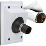 TGS White Titan Outlet with White 6 ft. E-Flex Guard for 1/2 in. Insulation with 5/8 in., 3/4 in., 7/8 in. Tubing