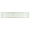 Architectural Grille AG20 Series 4 in. x 36 in. Solid Aluminum Fixed Bar Supply/Return Air Vent Grille, White-Gloss