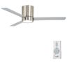 MINKA-AIRE Roto Flush 52 in. LED Indoor Brushed Nickel Ceiling Fan with Remote