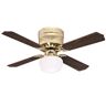 Westinghouse Casanova Supreme 42 in. LED Polished Brass Ceiling Fan with Light Kit