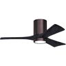 Irene-3HLK 42 in. Integrated LED Indoor/Outdoor Brushed Bronze Ceiling Fan with Remote and Wall Control Included