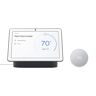 Google Nest Thermostat Snow Plus Nest Hub Max 10 ft. Smart Display Charcoal