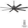 MINKA-AIRE Xtreme H2O 52 in. 6 Fan Speeds Ceiling Fan in Smoked Iron with Remote Control