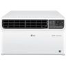 LG 10,000 BTU 115V Window Air Conditioner Cools 450 Sq. Ft. with Dual inveter, Wi-Fi Enabled and Remote in White