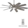MINKA-AIRE Barn 65 in. Integrated LED Indoor Burnished Nickel Smart Ceiling Fan with Light with Remote Control