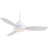 MINKA-AIRE Concept I 52 in. Integrated LED Indoor White Ceiling Fan with Light with Remote Control