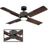 Modern Forms Cervantes 56 in. LED Indoor/Outdoor Oil Rubbed Bronze 4-Blade Smart Ceiling Fan with 3000K Light Kit and Remote Control