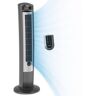 Lasko Wind Curve 42 in. 3-Speed Oscillating Platinum Tower Fan with Fresh Air Ionizer and Remote Control