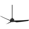 Modern Forms Stella 60 in. Indoor and Outdoor 3-Blade Smart Matte Black Ceiling Fan with Remote Control