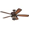 Westinghouse Brentford 52 in. LED Aged Walnut Ceiling Fan with Light Kit