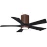 Irene-5HLK 42 in. Integrated LED Indoor/Outdoor Walnut Tone Ceiling Fan with Remote and Wall Control Included