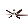 Westinghouse Cayuga 60 in. LED Indoor Brushed Nickel Ceiling Fan with Remote Control