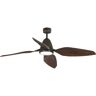 Progress Lighting Holland 60 in. Indoor/Outdoor Integrated LED Bronze Global Ceiling Fan with Remote Included for Living Room and Bedroom