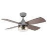 River of Goods Yvette 42 in. 2-Light Indoor Gray Ceiling Fan with Remote-Control