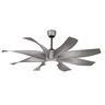MINKA-AIRE Dream Star 60 in. Integrated LED Indoor Graphite Steel Ceiling Fan with Light with Remote Control