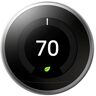 Google Nest Learning Thermostat - Smart Wi-Fi Thermostat - Stainless Steel