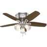 Hunter Builder Low Profile 42 in. Indoor Brushed Nickel Ceiling Fan