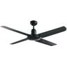 Lucci Air Nautilus 52 in. 3 Fan Speeds Ceiling Fan in Black with Remote Control