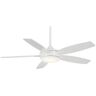 MINKA-AIRE Espace 52 in. Integrated LED Indoor White Ceiling Fan with Light with Remote Control