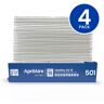 AprilAire 16 in. x 25 in. x 6 in. 501 MERV 15 Equivalent Pleated Air Cleaner Filter for Air Purifier Model 5000 (4-Pack)