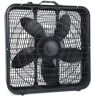 Aoibox 20 in. Box Fan, 3-Speed Cooling Table Fan Desk Fan with Convenient Carry Handle & Safety Grills, Black