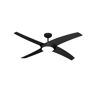 TroposAir Starfire 56 in. Matte Black Ceiling Fan with LED Light