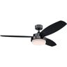 Westinghouse Alloy LED 52 in. Integrated LED Gun Metal Ceiling Fan with Light Kit and Remote Control